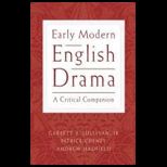 Early Modern English Drama