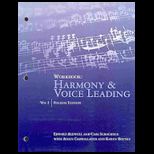 Harmony and Voice Leading, Volume I  Workbook