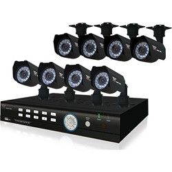 Night Owl 8 Channel 500GB DVR Kit with 8 Cameras   Smart Phone Compatible