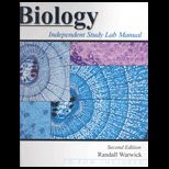 Biology Independent Study Lab Manual   With CD
