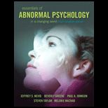 Essentials of Abnormal Psychology in a Changing World Text Only (Canadian)