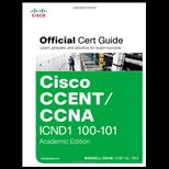 Cisco Ccent/Ccna ICND1 100 101  With DVD and Card