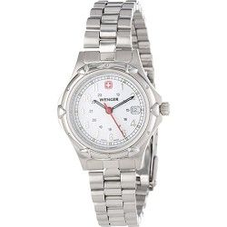 Wenger Ladies Standard Issue Watch   White Dial/Stainless Steel Bracelet