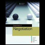 Essentials of Negotiation (Canadian)