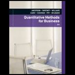Quantitative Methods for Business  Text