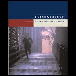 Criminology and the Criminal Justice System / With CD ROM