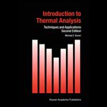 Intro. to Thermal Analysis