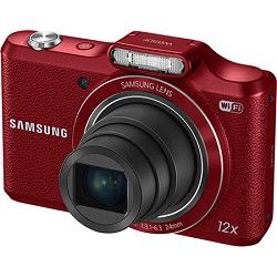 Samsung WB50F 16.2MP 12x Opt Zoom Smart Digital Camera   Red