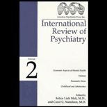 International Review of Psychiatry Volume 2