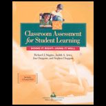 Classroom Assessment for Student Learning   With CD and DVD