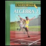 McDougal Littell Algebra 2 California Teachers Edition 2007