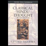 Classical Hindu Thought  An Introduction