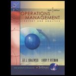 Operations Management   With CD and Webct Guide