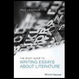 Wiley Guide to Writing Essays About Literature