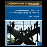 Employment Law for Human Resource Practice   Package