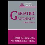 Concise Guide to Geriatric Psychiatry