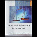 Smith and Robersons Business Law (Custom Package)