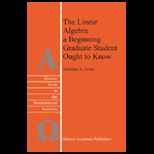 Linear Algebra Beginning Graduate Student