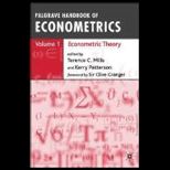 Palgrave Handbook of Econometrics Volume 1  Econometric Theory