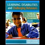 Learning Disabilities and Challenging Behavior  A Guide to Intervention and Classroom Management