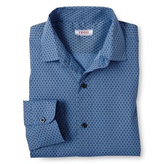 Izod Printed Long Sleeve Dress Shirt   Boys 6 20, Blue, Boys