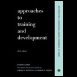 Approach to Training and Development