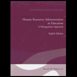 Human Resources Administration in Education A Management Approach