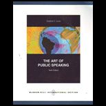 Art of Public Speaking. Stephen E. Lucas