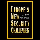 Europes New Security Challenges