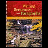 Writing Sentences and Paragraphs  Integrating Reading, Writing, and Grammar Skills
