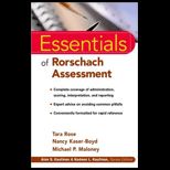 Essentials of Rorschach Assessment