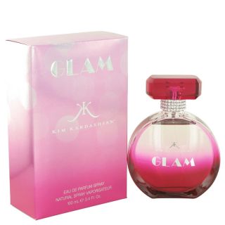 Kim Kardashian Glam for Women by Kim Kardashian Eau De Parfum Spray 3.4 oz