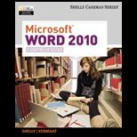 Microsoft Word 2010  Comprehensive   Package