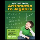 Getting From Arithmetic to Algebra