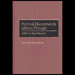 Political Discourses in African Thought