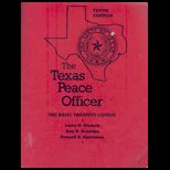 Texas Peace Officer  With CD