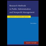 Research Methods in Public Administration