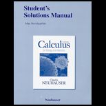 Calculus for Biology and Medicine   Student Solution Manual