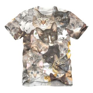 Cat Sublimation Tee, Mens