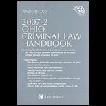 Ohio Criminal Law Handbook 2008   With CD