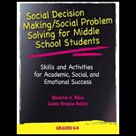 Social Decision Making/Social Problem Solving For Middle School Students   With CD