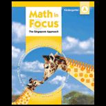 Math in Focus, Sing. Math, Gr. Ka Pkg.