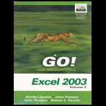 Go With Microsoft Office Excel 03, Volume 2 (Custom Package)