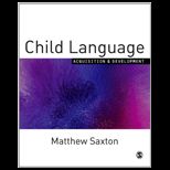 Child Language Acquisition and Development