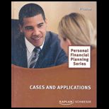 Personal Financial Planning  Cases and Application