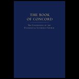 Book of Concord  The Confessions of the Evangelical Lutheran Church