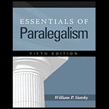Essentials of Paralegalism
