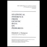 Statistical Inference from Genetic Data on Pedigrees