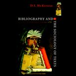 Bibliography and Sociology of Texts