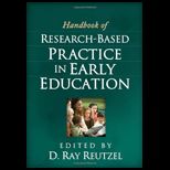 Handbook of Research Based Practice in Early Education